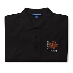 Hell Yeah Shooting Polo Shirt, Trap Shooter Clay Pigeon Gift