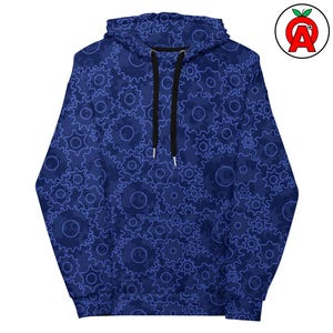 Gears Hoodie, Engineering Unisex Sweatshirt, Mechanical Long Sleeve Top, Mechanics Hooded Sweatshirt, Machinist Relaxed Fit Shirt