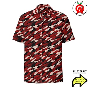 Multi Terrain Camo-Muster, Unisex All-Over-Shirt mit entspannter Passform, feuchtigkeitsableitendes UPF50 + Material, Militärjäger-Taktik