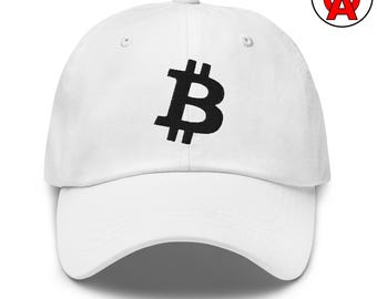 Cryptocurrency Dad Hat, Digital Currency Baseball Cap, Blockchain Investor Gift, Adjustable Cotton Low Profile
