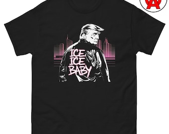 Donald Trump Support ICE T-shirt - Adult Unisex - Gifts for Conservatives, Trump Supporters, ICE Advocates, Patriotic Americans
