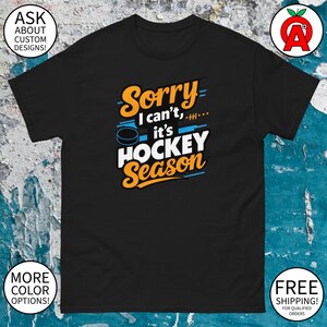 Hockey Season Unisex T-Shirt - Perfect Gift for Hockey Fans and Players