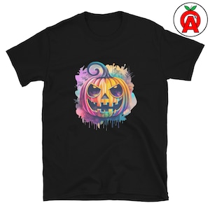 Cool Carved Pumpkin Halloween Unisex Shirt