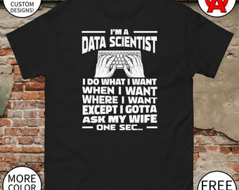 Statistics T-Shirt, Normal Distribution Graphic Shirt, Probability Unisex Tee, Data Analysis Short Sleeve Top, Ring Spun Cotton