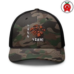 Hell JA Gebrochene Tontaube, Erwachsene Unisex gestickte Trucker-Hut, Schrotflinte Sport Geschenk, Trap Shooting, Skeet Shooting Enthusiast