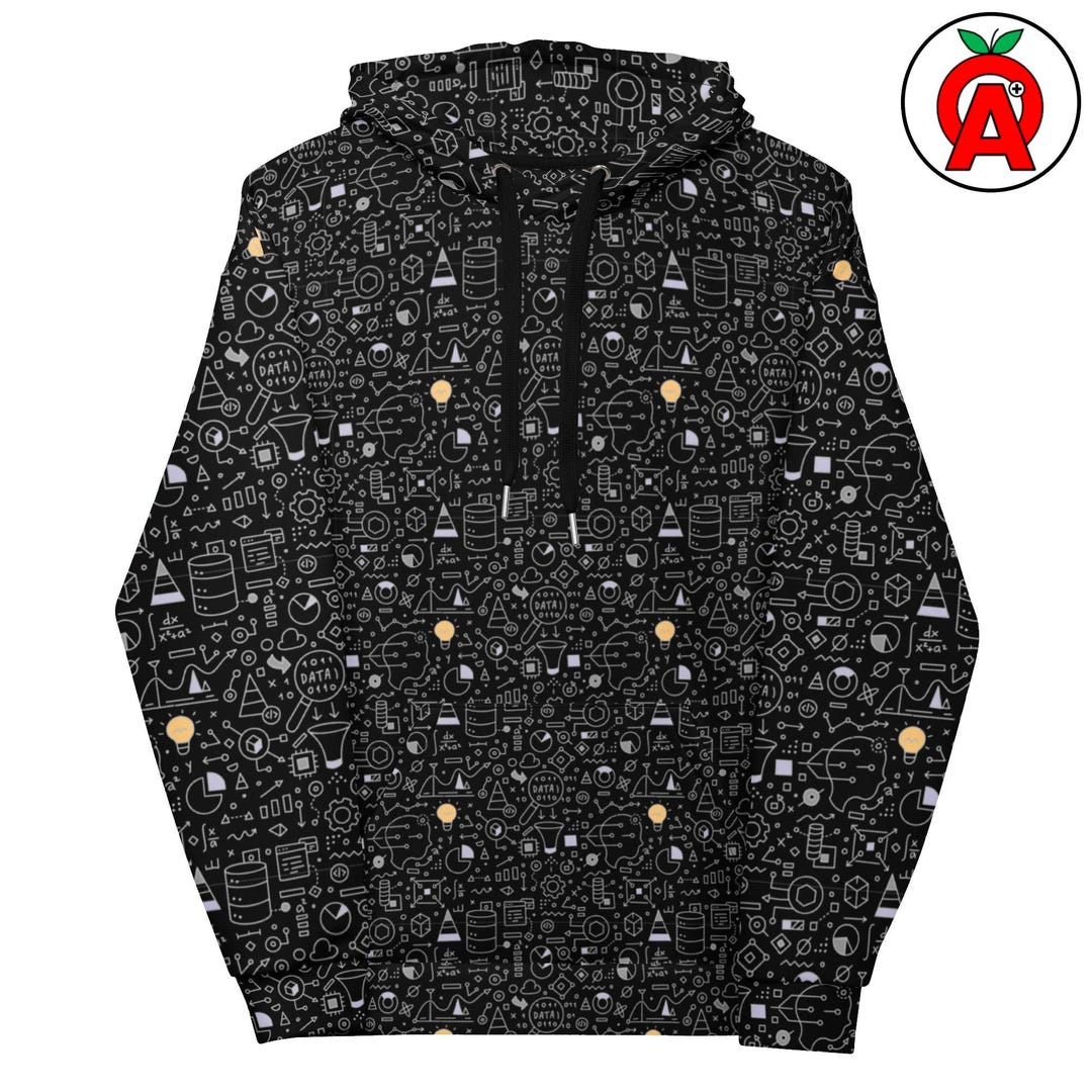 Computer Technology Programming Data Pattern, All-over Adult Unisex ...