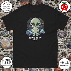 Unveil Cosmic Truth with Alien UFO Conspiracy Tee, Funny Sci-Fi Space Humor Gift for UFO Lovers - Halloween Gift Idea