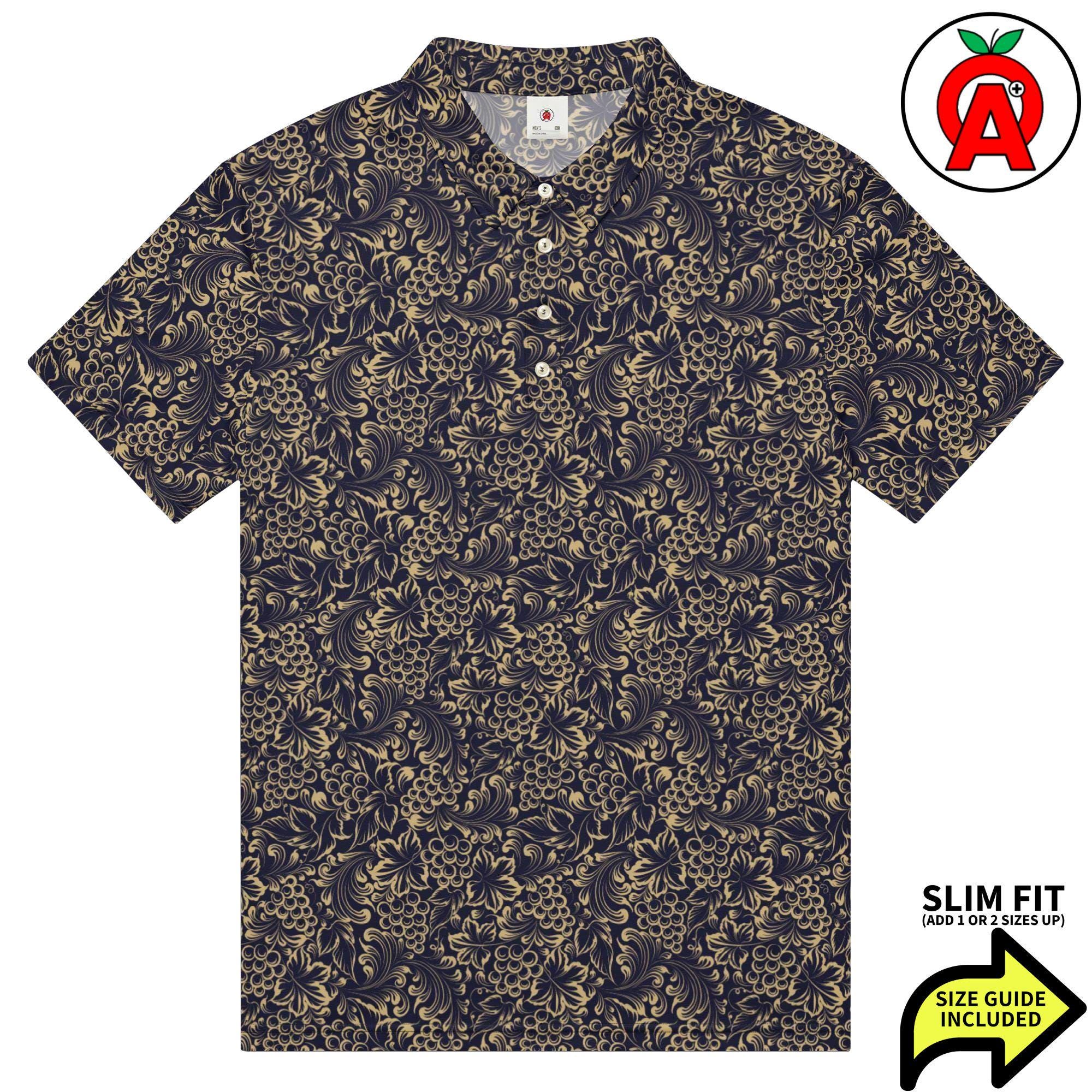 Wine Polo Shirt, Athletic Slim Fit Golf Shirt, Tennis Stretch Fit Short Sleeve Unisex Shirt, Dry Fit