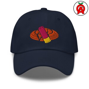 Broken Clay Pigeon Dad Hat, Pink Shotgun Shell Trap Shooting Baseball Cap, Sporting Clays Low Profile Hat, Adjustable Cotton Cap