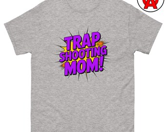 Camiseta unisex para adultos con temática de tiro al plato: divertida camiseta de tiro al plato para entusiastas del skeet, regalo para aficionados a los deportes de escopeta.