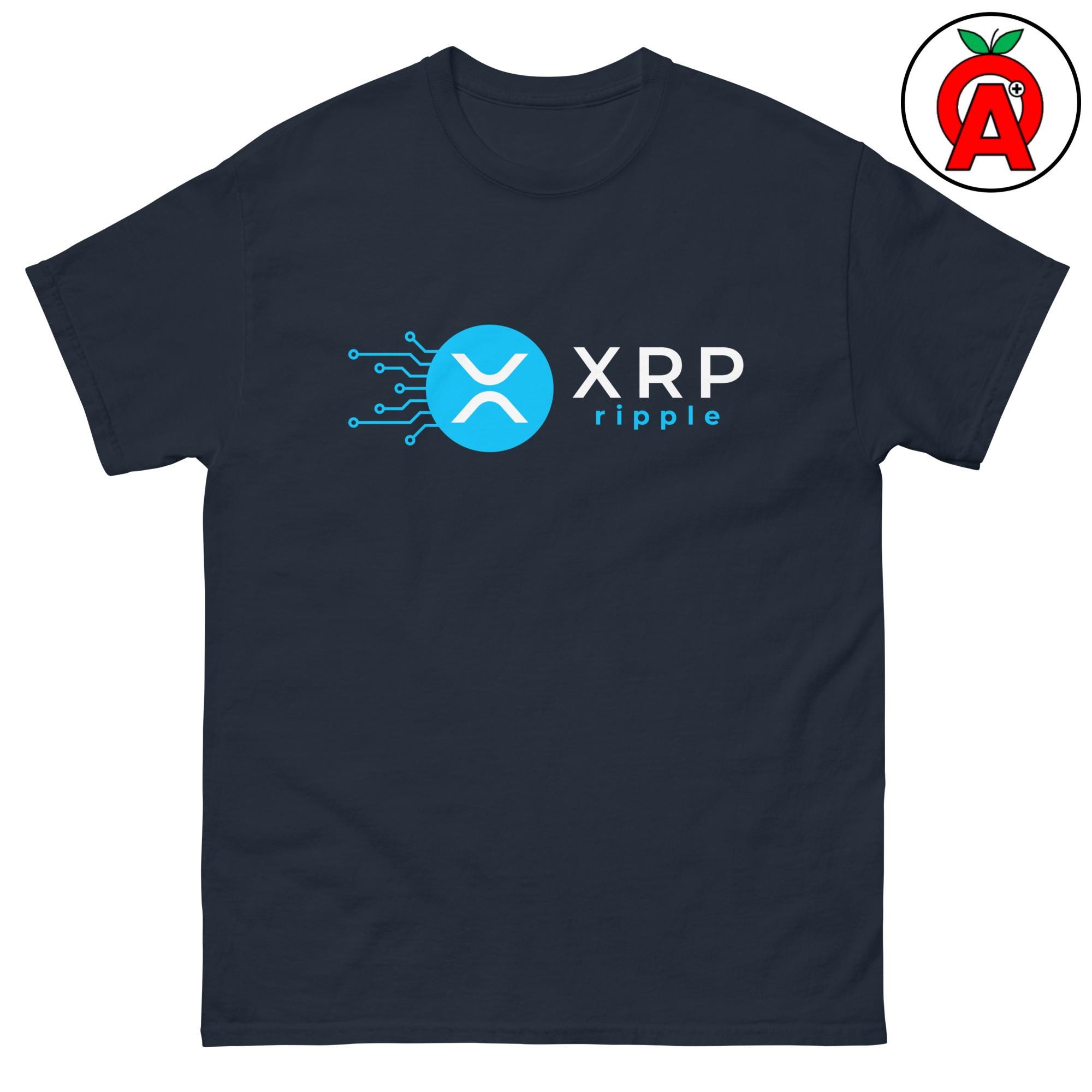 XRP リップルロゴ Tシャツ 暗号通貨投資家グラフィックTシャツ - 大人用 ユニセックス - 暗号通貨トレーダー、ブロックチェーン愛好家、XRP保有者へのギフト  - Etsy 日本