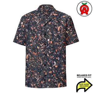 Clay Pigeon Hawaiian Shirt, Trap Adult Unisex Short Sleeve Shirt, Skeet All-Over Relaxed Fit Button Down Shirt, Sporting Aloha Shirt