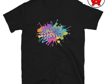 Sunday Service T-Shirt, Faith Graphic Tee, Spiritual Classic Cotton Shirt, Worship Casual Top, Church Crew Neck Tee, Christian Unisex Shirt