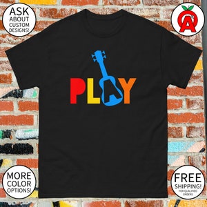 Music Lover's Guitar Enthusiast Tee - Rock n' Roll Fans Gift for Birthdays and Holidays