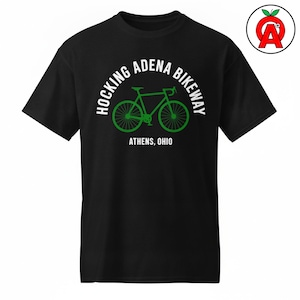 Hocking Adena Bikeway T-Shirt, Athens Ohio Cyclist Gift Unisex Shirt, Vintage Trail Biking Graphic Tee
