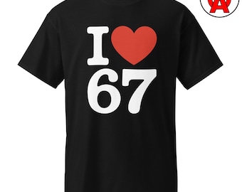 I Love 6-7 School Meme T-Shirt, Unisex Shirt Viral Humor Gift for Teacher, Graphic Tee Student, Short Sleeve Top Educator