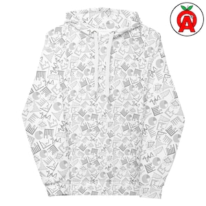 Sudadera unisex con capucha para adultos, con diseño de gráficos, figuras y tablas de ciencia de datos, ideal como regalo de graduación para analistas, estadísticos e investigadores.