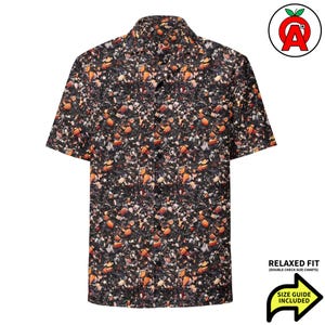 Trap Hawaiian Shirt, Skeet Adult Unisex Short Sleeve Shirt, Sporting Clay All-Over Relaxed Fit Button Down Shirt, Clay Pigeon Aloha Shirt