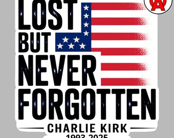 Patriotic Memorial Vinyl Sticker, Conservative Values Flag Tribute Vinyl Sticker, Political Commentary Die Cut Decal