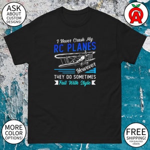 Stylish Falls - RC Airplane - Unisex Tee - Gifts for Aviation Enthusiasts Remote Control Plane Fans