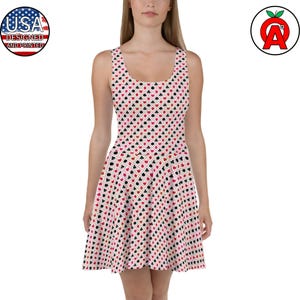 Stylish Card Game Skater Dress with Poker Texas Holdem Blackjack Print for Game Buffs and Casino Fans - Fun and Unique Gift for Poker Pros