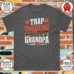 Stylish Skeet, Trap Shooting T-Shirt with Shotgun Design - Perfect Gift for Shooters and Clay Pigeon Enthusiasts