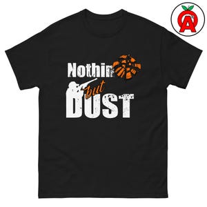 Nothin But Dust Trap Shooting Adult Unisex Classic Shirt, Clay Pigeon Skeet Sporting Clays Shotgun Sports Graphic Tee