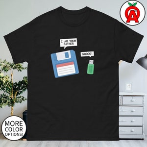 Floppy Disk to USB stick "I am your father!" Unisex Shirt