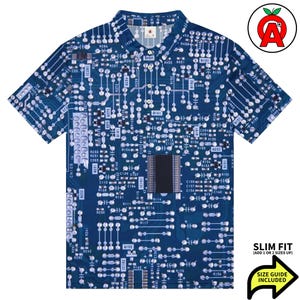 Polo de circuito impreso, corte ajustado técnico, polo de golf PCB, camiseta de tenis para programadores, camiseta deportiva para hackers, manga corta unisex digital