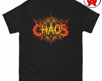 Chaos Funny T-Shirt, Witty Gift for Men Women Unisex Shirt, Novelty Humor Graphic Tee