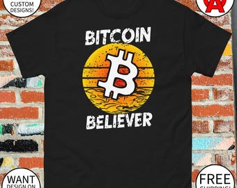 Bitcoin Believer T-Shirt, Cryptocurrency Graphic Tee, Blockchain Unisex Shirt, Bitcoin Day Gift, Crypto Apparel