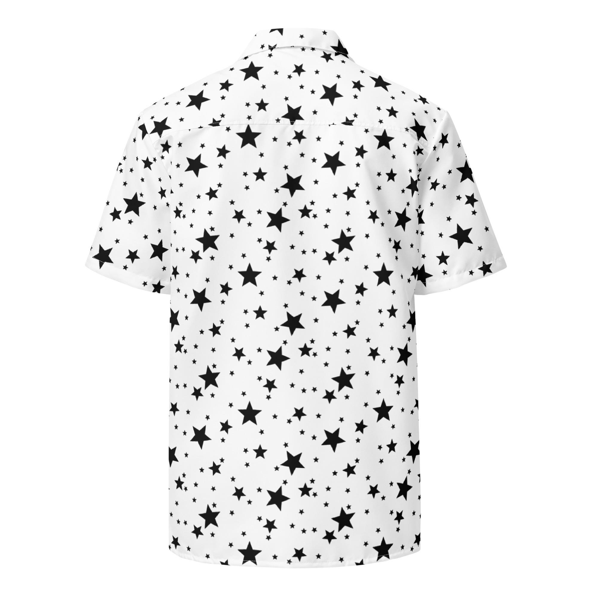 Camicia Hawaiana Uomo Con Bandiera Americana – Maniche Corte, Colore Patriottico