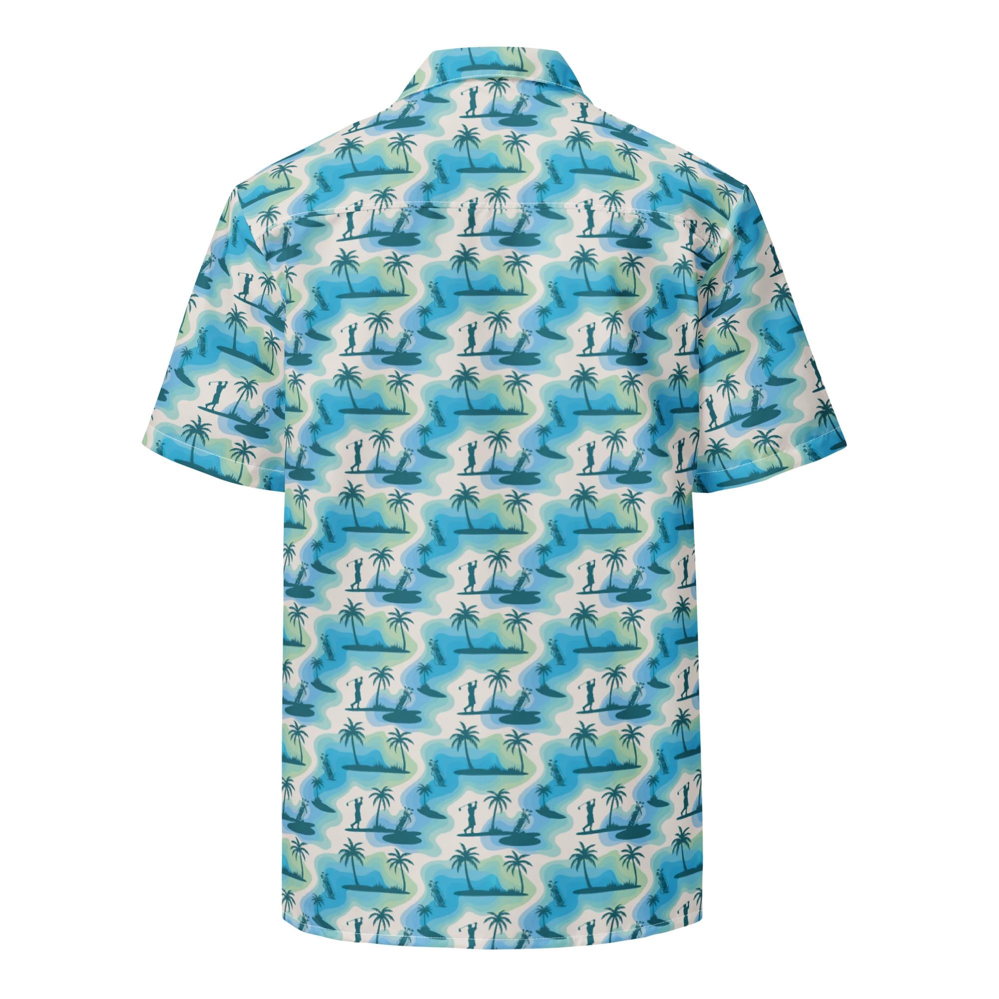 local golf Big Hawaiian S/S SHIRTセットアップ Golf Hawaiian Shirt, Golf Ball Button Down, Tee Button Up, Putting