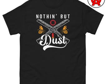 Nothing But Dust T-Shirt, Trap Graphic Shirt, Skeet Unisex Tshirt, Sporting Classic Fit Tee, Clays Short Sleeve Top, Pigeon Crew Neck
