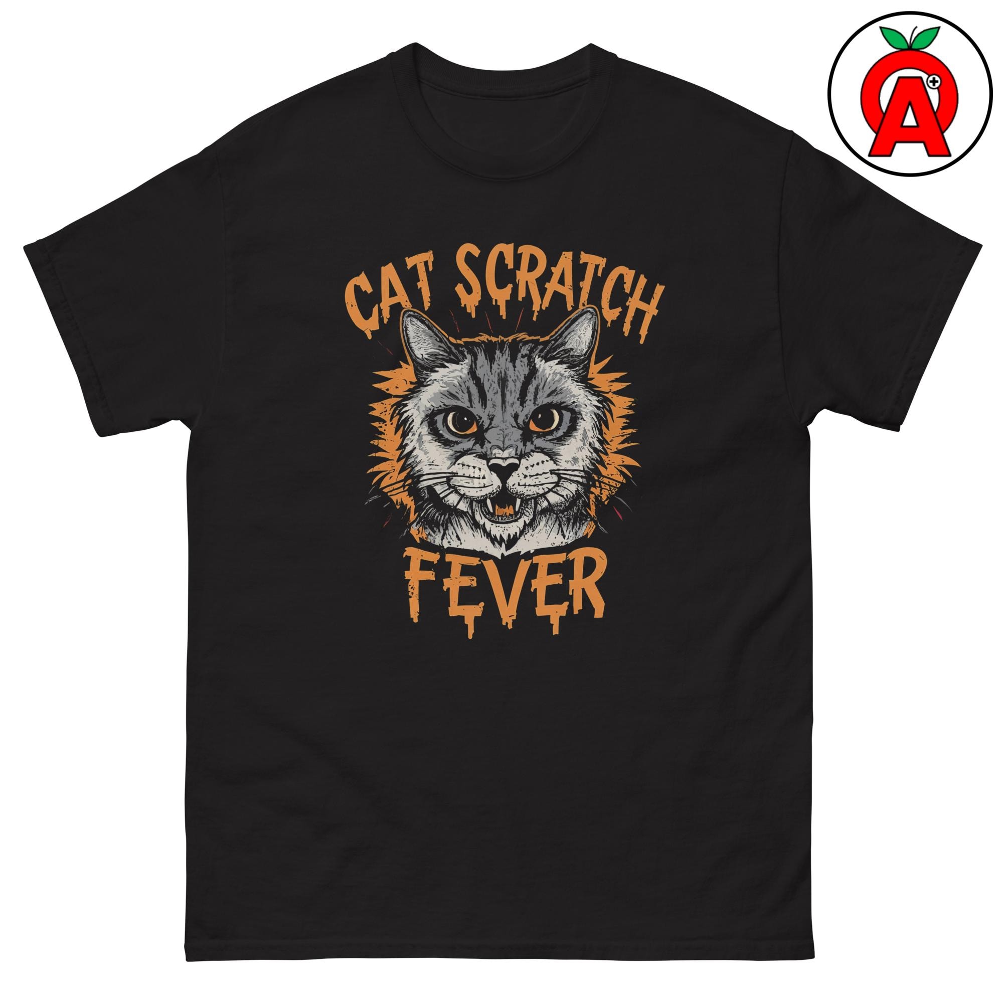 Whimsical Cat Scratch Fever Shirt for Cat & Music Lovers - Vintage Inspired  Tee for Casual Outings - Music Events - Etsy