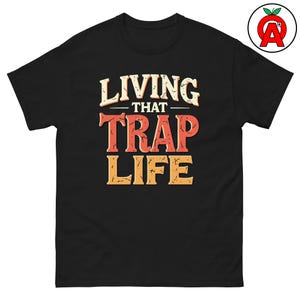 Leva det fälllivet Vuxen unisex t-shirt, fällskytte entusiast gåva, lermålssporttröja, Broken Skeet Design Apparel
