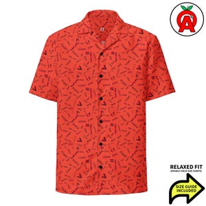 Computer Programming Hawaiian Shirt, Cyber Adult Unisex Shirt, Coding All-Over Relaxed Fit Button Down Shirt, Developer Relaxed Fit Aloha