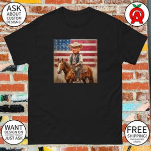 Trump Is My President T-Shirt - Adult Unisex - Gifts for Conservative Supporters Trump Fans Patriots Republicans Independence Day