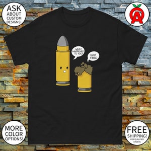 Fired Bullet Unisex Shirt - Intriguing and Edgy Design