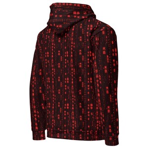 Digital Code Hoodie — Programmer Gift Idea | Web developer Gift | Data scientist Gift | Binary Pattern Shirt | Cascading Data Top | Hacker Aesthetic | Software Engineer | Cybersecurity Pro | Web Developer | Data Scientist | Tech Enthusiast Top