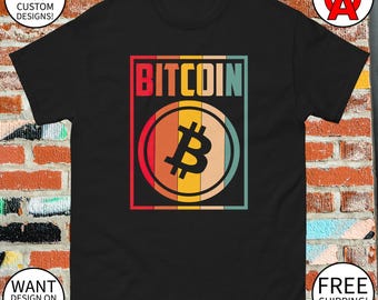 Bitcoin Logo T-Shirt, Cryptocurrency Graphic Shirt, Blockchain Fan Tee, Crypto Investor Gift, Digital Currency Top
