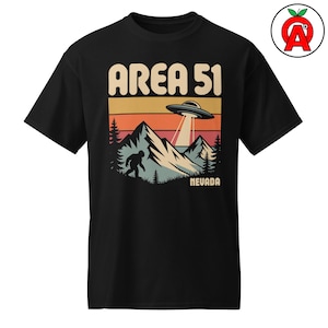 Area 51 Roswell Nevada Alien UFO Design - Adult Unisex DryBlend T-Shirt, UFO Believer Gift, Sci-Fi Tee, Conspiracy Theory Apparel