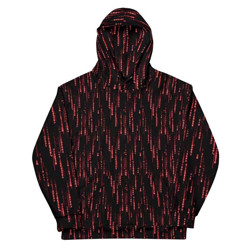 Binary Code Hoodie — IT Professional Gift | Tech Enthusiast | Coding Dad Present | Coder Gift | Programmer Gift | Tech enthusiast Gift | Digital Rain Hoodie | Hacker Aesthetic | Code Pattern Top | Tech Forward Him | Developer Birthday