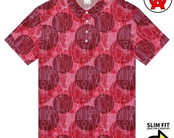 Wine Polo Shirt, Vino Slim Fit, Grape Golf Shirt, Vine Tennis Top, Merlot Athletic Shirt, Tasting Short Sleeve Unisex Shirt, Cellar Stretch