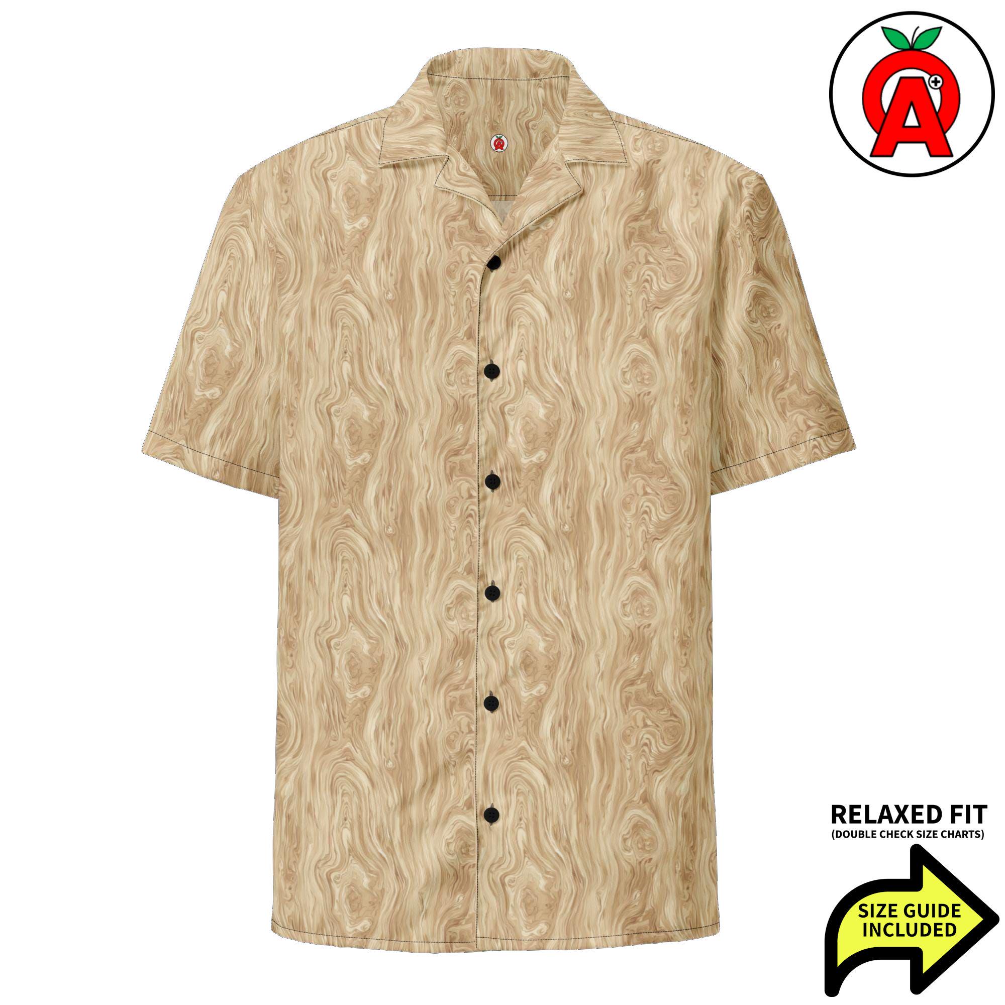 Craftsman-inspired Hawaiian Shirt - Unique Gift for Woodworkers & DIY Enthusiasts Button Up Hawaiian Shirt Relaxed Fit Button Up