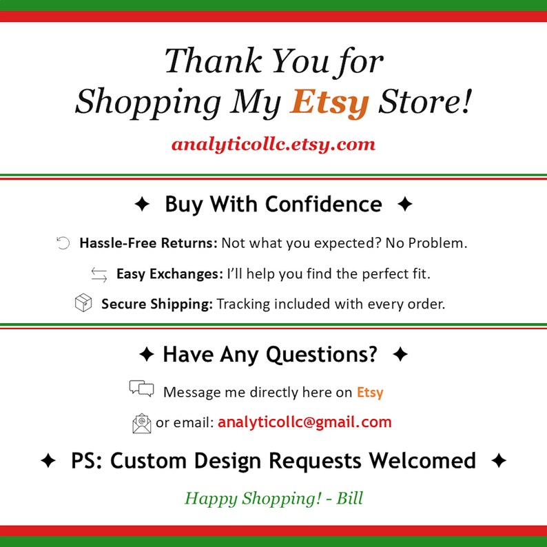 Analytico LLC Analytico.Etsy.com