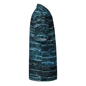 Code de programmation informatique, chemise boutonnée unisexe pour adulte, coupe décontractée, tenue de vacances Tech Geek Aloha image 5