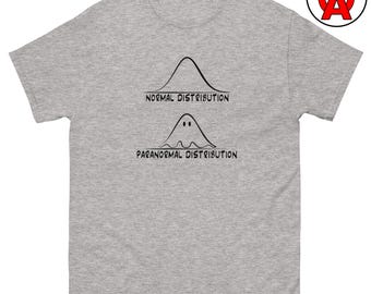 Statistics T-Shirt, Normal Distribution Graphic Shirt, Probability Unisex Tshirt, Data Analysis Short Sleeve T Shirt, Pre-Shrunk