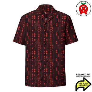 Programming Hawaiian Shirt, Code Adult Unisex Shirt, Matrix Short Sleeve Shirt, Computer All-Over Relaxed Fit, Logic Relaxed Fit Aloha Shirt