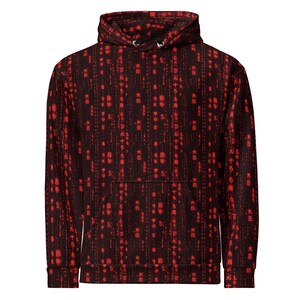 Digital Code Hoodie — Programmer Gift Idea | Web developer Gift | Data scientist Gift | Binary Pattern Shirt | Cascading Data Top | Hacker Aesthetic | Software Engineer | Cybersecurity Pro | Web Developer | Data Scientist | Tech Enthusiast Top